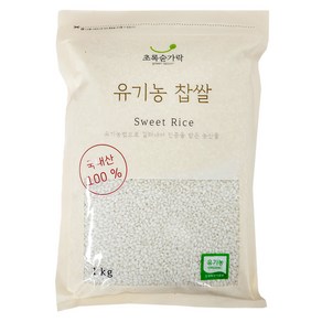 초록숟가락 유기농 찹쌀, 1kg, 1개