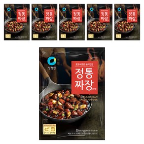 청정원 정통짜장 분말, 1kg, 6개