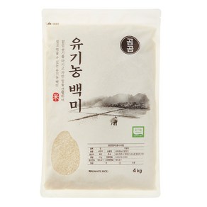 유기농 백미 4kg 2024년산 (상온), 1개