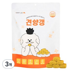 리스펫랩 견양갱 간식, 면역력 유지, 210g, 3개