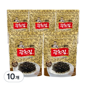 광천김 3대째 달인 김자반, 60g, 10개