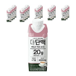 더단백 드링크 밀크티, 250ml, 18개