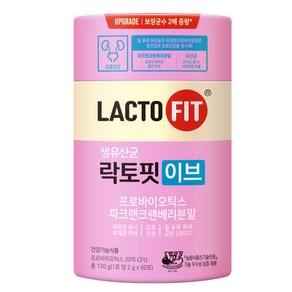 락토핏 이브 유산균, 120g, 1개