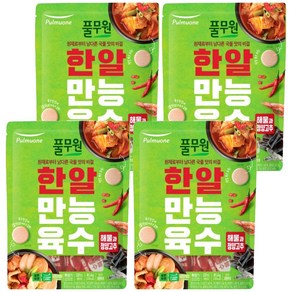 풀무원 한알만능육수 해물과청양고추 22p, 81.4g, 4개
