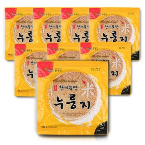 한푸드 고소한 한끼뚝딱 누룽지, 150g, 8개