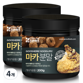 조은약초 마카가루, 4개, 200g