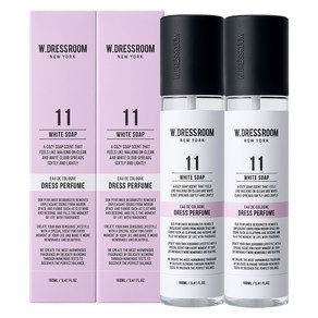 더블유드레스룸 드레스퍼퓸, 11 화이트솝, 160ml, 2개