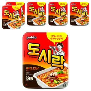 팔도도시락 컵라면 86g, 6개