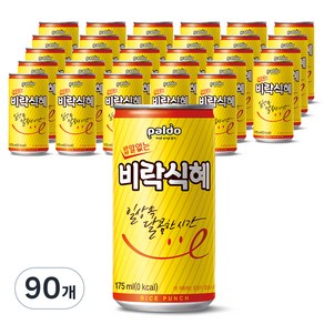 팔도 밥알없는 비락 식혜, 175ml, 90개