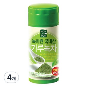 녹차원 국내산가루녹차, 50g, 4개