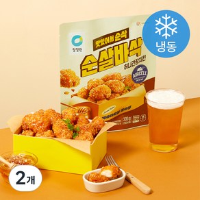 청정원 순살바삭 허니간장치킨 (냉동), 300g, 2개