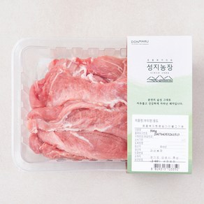 돈마루 성지농장 동물복지 한돈 앞다리 불고기용 (냉장), 500g, 1개