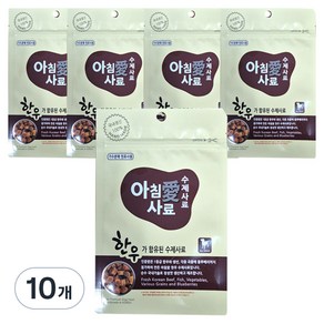 아침애사료 전연령 강아지 수제 소프트사료, 소화기능/췌장개선, 200g, 10개