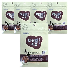 아침애사료 전연령 강아지 수제 소프트사료, 소, 200g, 5개