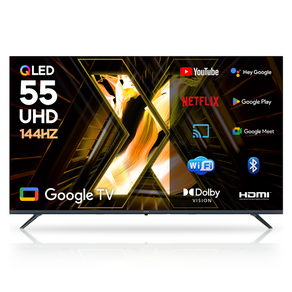 이노스 4K UHD QLED LED 구글 3.0 VRR 144Hz 스마트 TV 방문설치, 스탠드형, X55 QLED PRO, 139.7cm