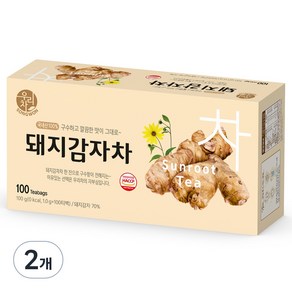 우리차 돼지감자차, 1g, 100개입, 2개