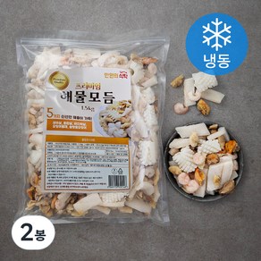 만원의식탁 프리미엄 해물모듬 (냉동), 1.5kg, 2봉