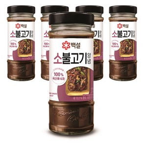 백설 소불고기양념, 5개, 500g