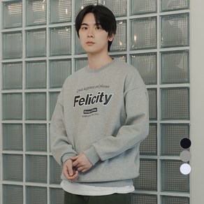 앨빈클로 남녀공용 FELICITY 오버핏 맨투맨 MAR513