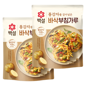 백설 바삭 부침가루, 1kg, 2개