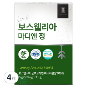 랩온랩 보스웰리아 마디앤정 30p, 4개, 30정