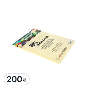 두성 OA팬시페이퍼점보 80g 흰배추색, A4, 200개