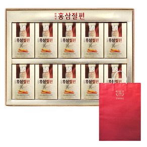 천제명홍삼 홍삼 절편 설 선물세트 + 쇼핑백, 20g, 1개