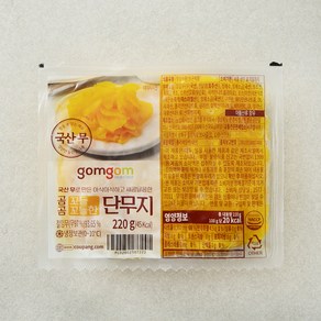 곰곰 꼬들꼬들한 단무지, 220g, 1개