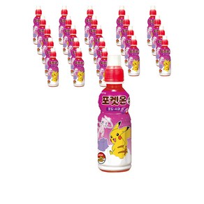 롯데칠성음료 포켓몬 포도 사과 235ml, 24개