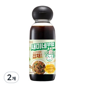 새미네부엌 쇠고기 야채 잡채소스, 2개, 300ml