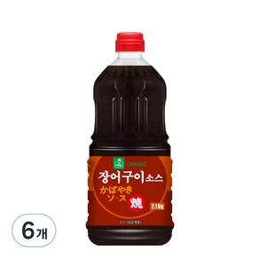 이엔푸드 장어구이 소스, 2.1L, 6개