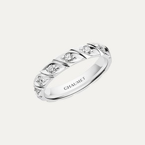 CHAUMET 쇼메 여성용 토르사드 웨딩밴드 반지 095904