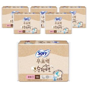 쏘피 내몸에 순한면 무표백 내추럴컬러 에이 생리대 날개형