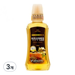 고려인삼 아카시아 벌꿀, 500g, 3개