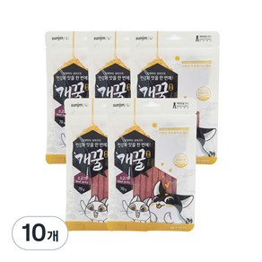 에이치디씨 개꿀 프로폴리스져키 강아지간식 70g, 소고기, 10개