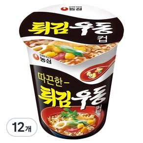 튀김우동 컵라면 62g, 12개