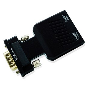 애니포트 VGA to HDMI 컨버터 오디오 지원 젠더타입