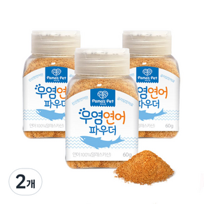 파마스펫 반려견 무염 연어 파우더 3p, 생선, 60g, 2개