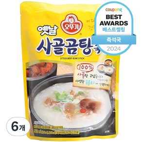 오뚜기옛날 사골곰탕 국물, 500g, 6개