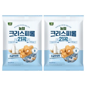 농협 크리스피롤 21곡 소금우유맛 과자, 2개, 400g