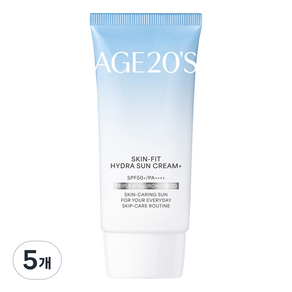 에이지투웨니스 스킨핏 수분 선크림 플러스 SPF50+ PA++++, 50ml, 5개