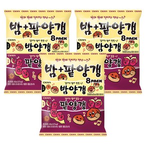 크라운 밤양갱 4p + 팥양갱 4p, 400g, 3세트