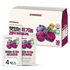 참앤들황토농원 자연을 담은 맛있는 레드비트즙, 80ml, 120개