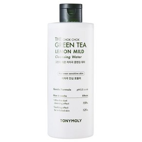 토니모리 더 촉촉 그린티 레몬 저자극 클렌징 워터, 300ml, 1개