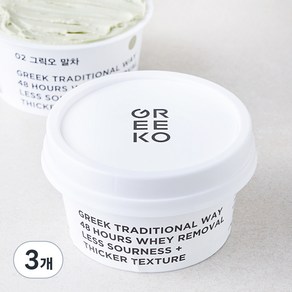 그릭오 말차 그릭 요거트, 100g, 1개입, 3개
