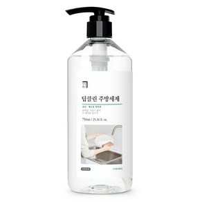 살림백서 딥클린 주방세제 프레쉬베리향, 1개, 750ml