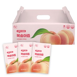 황금이네 갈아만든 복숭아즙, 100ml, 30개