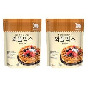 곰표 와플 믹스, 1kg, 2개
