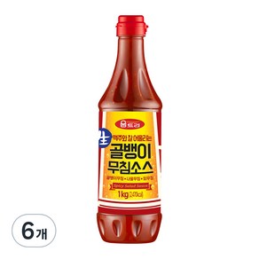 움트리 골뱅이무침소스, 1kg, 6개