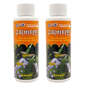 샘아쿠아 터치 구피 비타민, 120ml, 2개